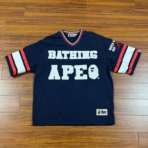 Bape Navy Appliqué T-Shirt